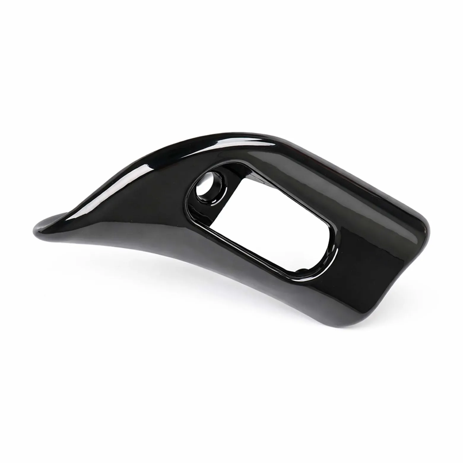 Abdeckkappe Aufnahme Sonnenblende links Metall schwarz kompatibel mit Mercedes SL R129 W124