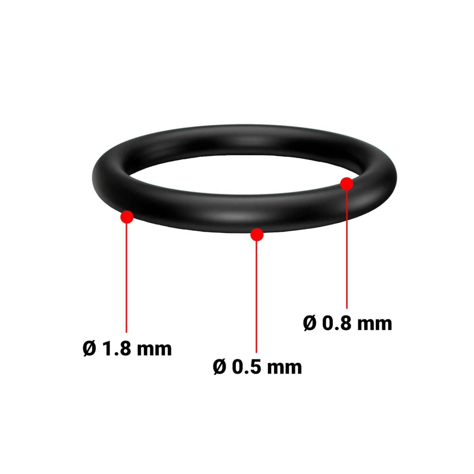 Airbrushpistole 0,2 mm Düse Nadel und O-Ring Spritzpistole Airbrush Pistole