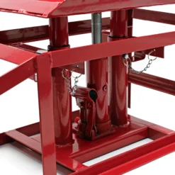 Auffahrrampe mit hydraulischem Wagenheber 2000kg höhenverstellbar Reifenbreite bis 225mm