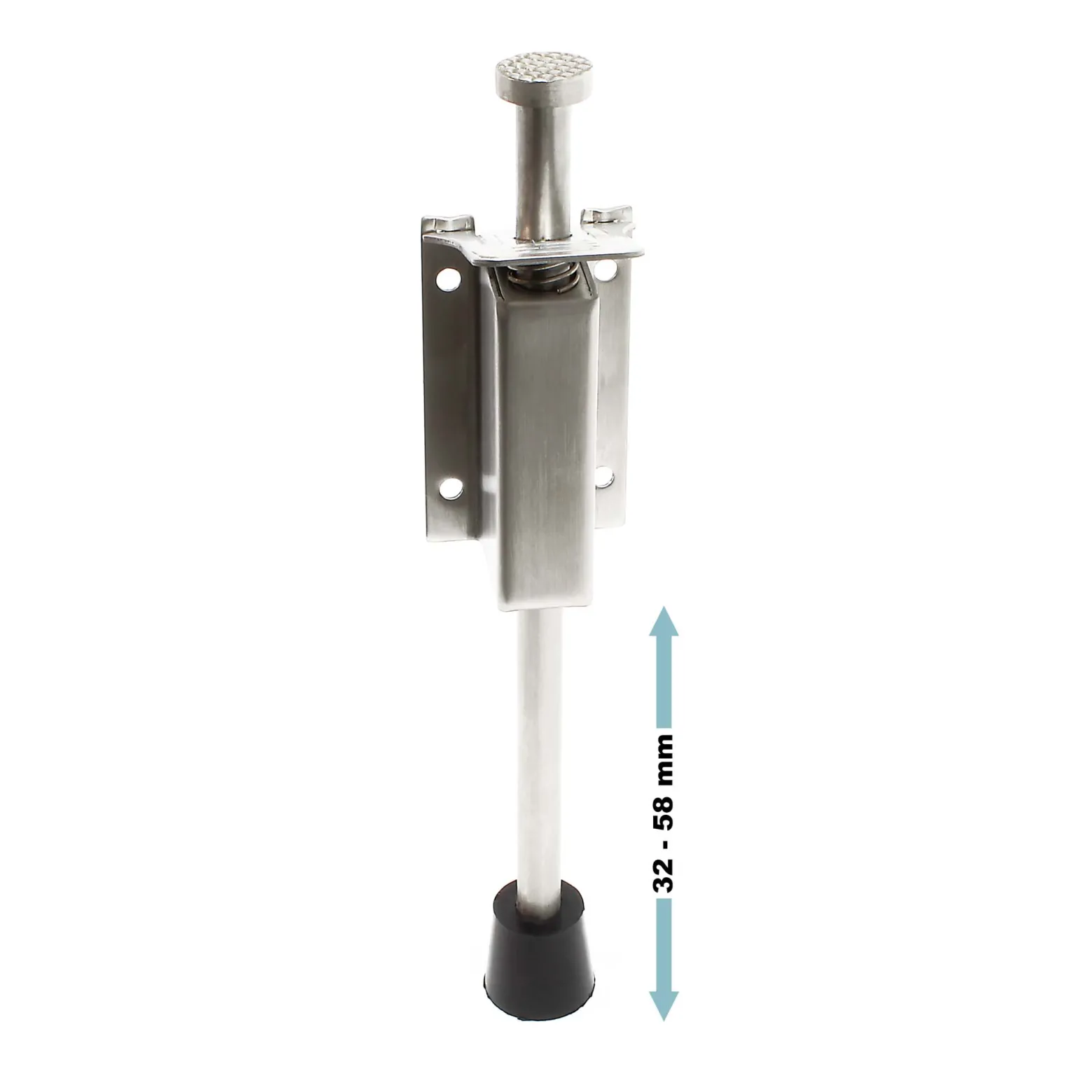Boden-Türstopper Pedal Türstopper 33-59 mm Edelstahl Türfeststeller Türbremse