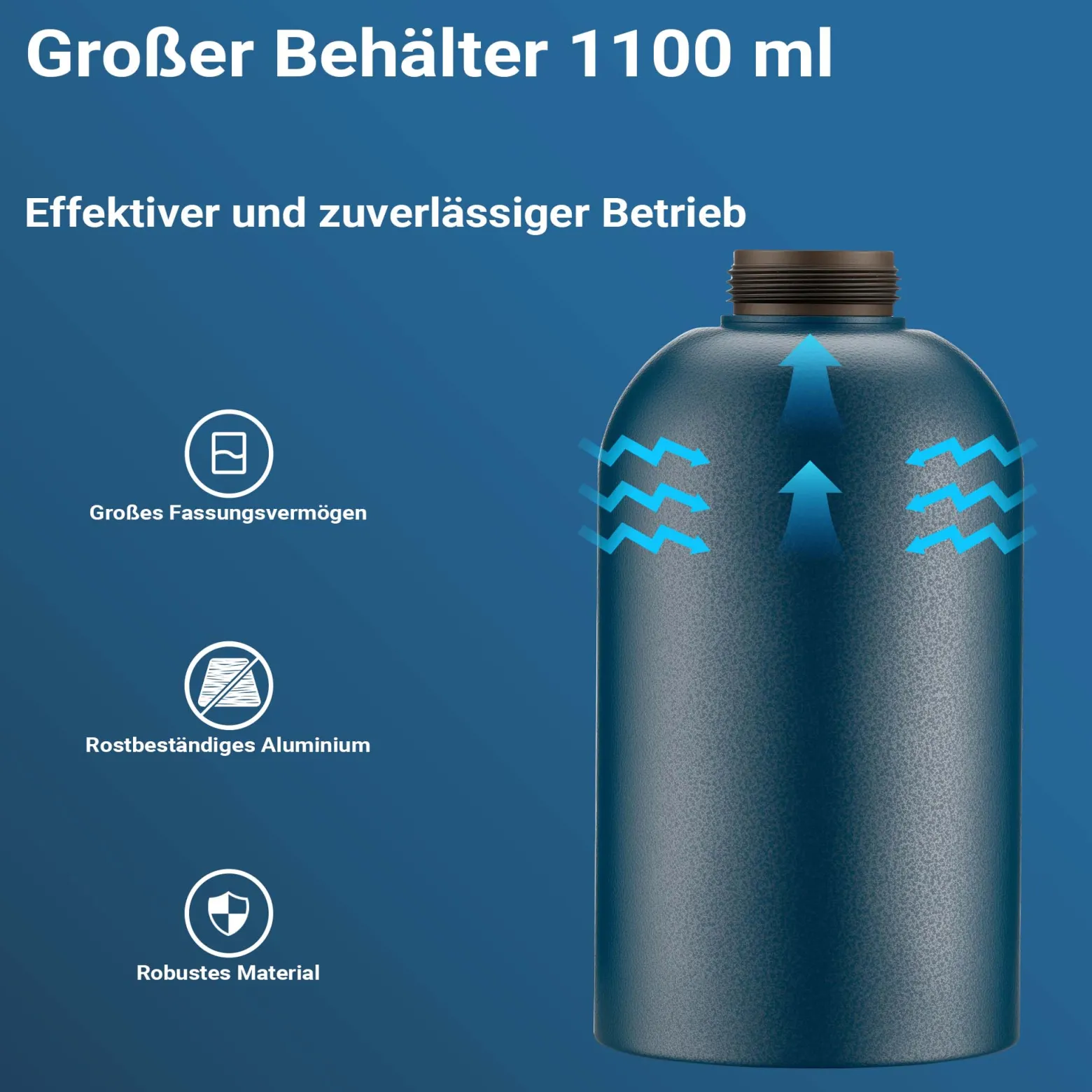 Druckbecherpistole 1100ml 4-6bar 1/4" Hohlraumpistole u. Schläuche Spritzpistole Hakendüse Runddüse