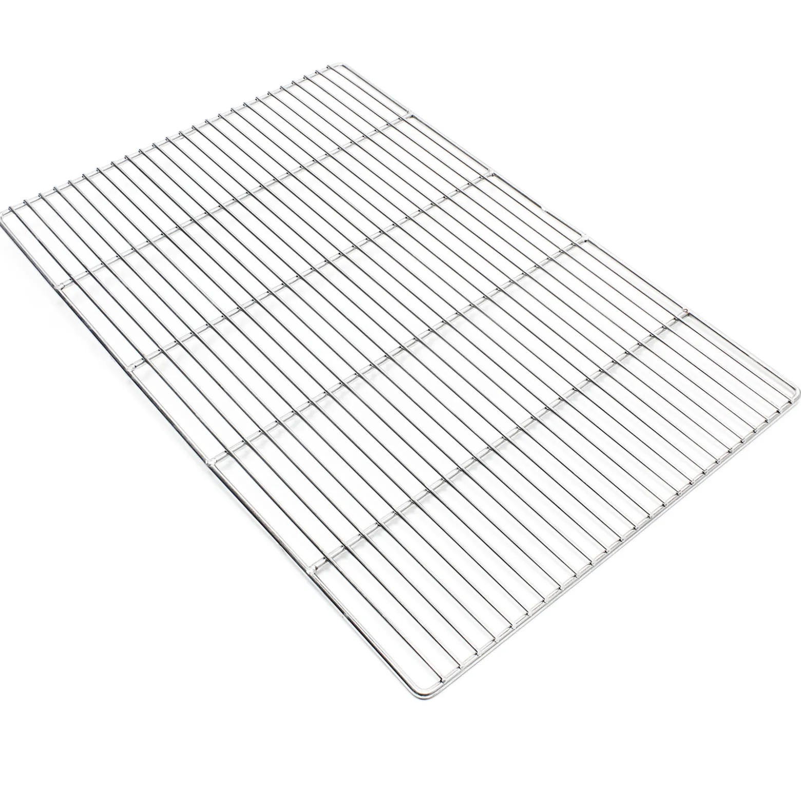 Edelstahl Grillrost eckig 60 x 40 cm rostfrei für Holzkohlegrill, Gasgrill und andere