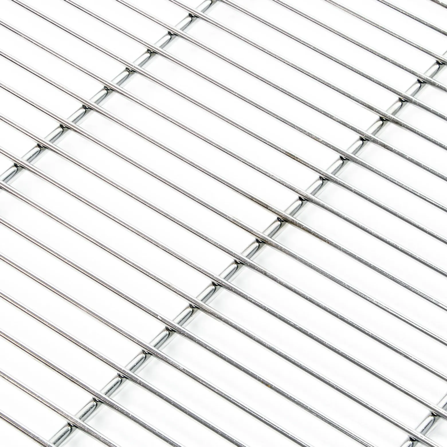 Edelstahl Grillrost eckig 60 x 40 cm rostfrei für Holzkohlegrill, Gasgrill und andere