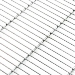 Edelstahl Grillrost eckig 67 x 40 cm rostfrei für Holzkohlegrill, Gasgrill und andere