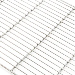 Edelstahl Grillrost eckig 54 x 34 cm rostfrei für Holzkohlegrill Gasgrill und andere