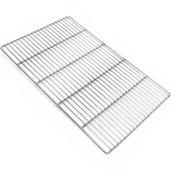 Edelstahl Grillrost eckig 54 x 34 cm rostfrei für Holzkohlegrill Gasgrill und andere
