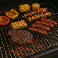 Edelstahl Grillrost eckig 54 x 34 cm rostfrei für Holzkohlegrill Gasgrill und andere