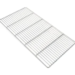 Edelstahl Grillrost eckig 58 x 30 cm rostfrei für Holzkohlegrill, Gasgrill und andere