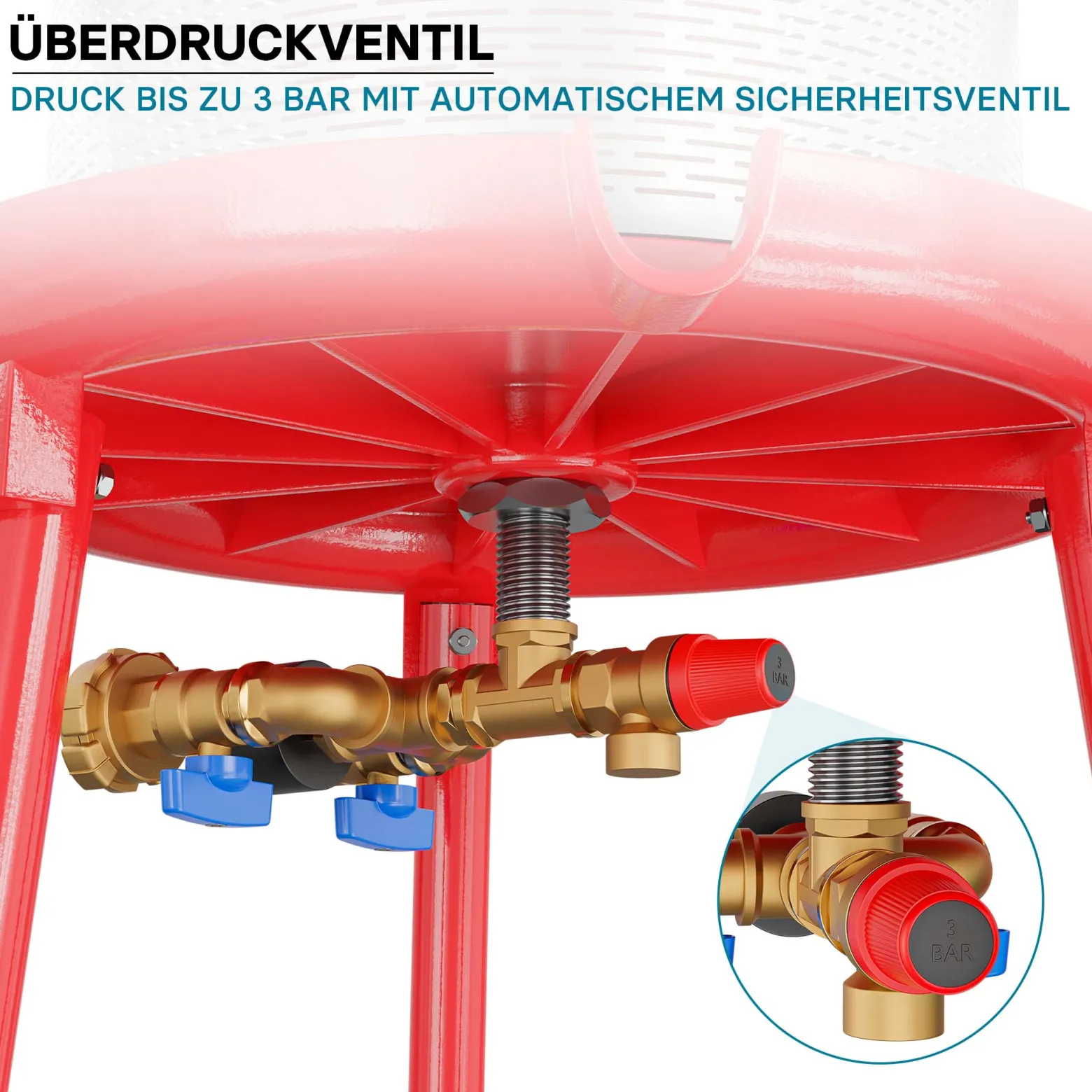 Edelstahl Hydropresse mit 40 Liter Korbinhalt, Wasserdruckpresse mit 3 bar zum Pressen von Obst