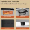 2-Etagen Pizza-Backofen 3000W mit Cordierit Stein für Pizza wie aus dem Steinofen Pizzaofen Backofen