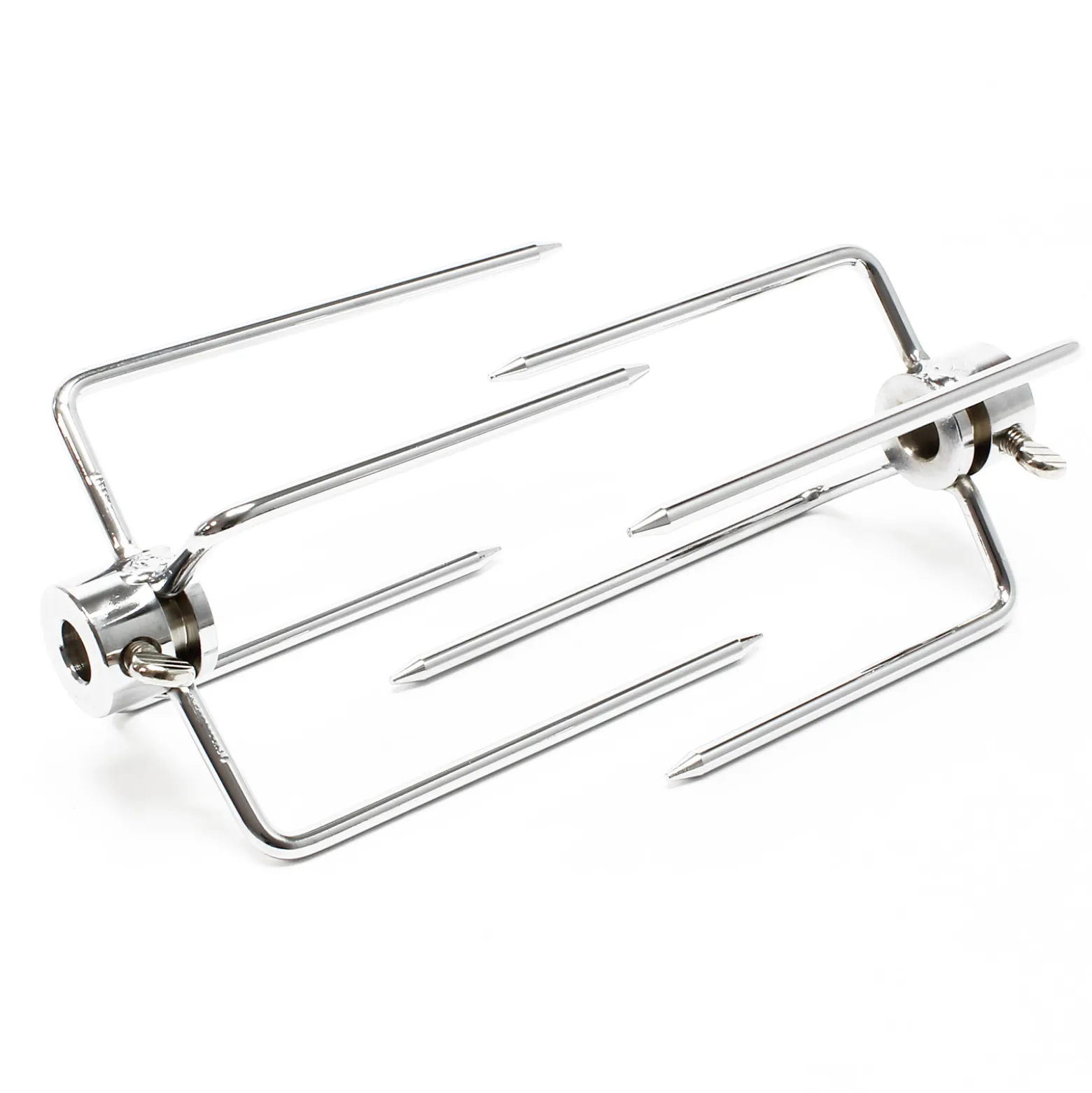Fleischklammer / Grillklammer Set 2-tlg. für verschiedene Spieße Ø 5-11 mm