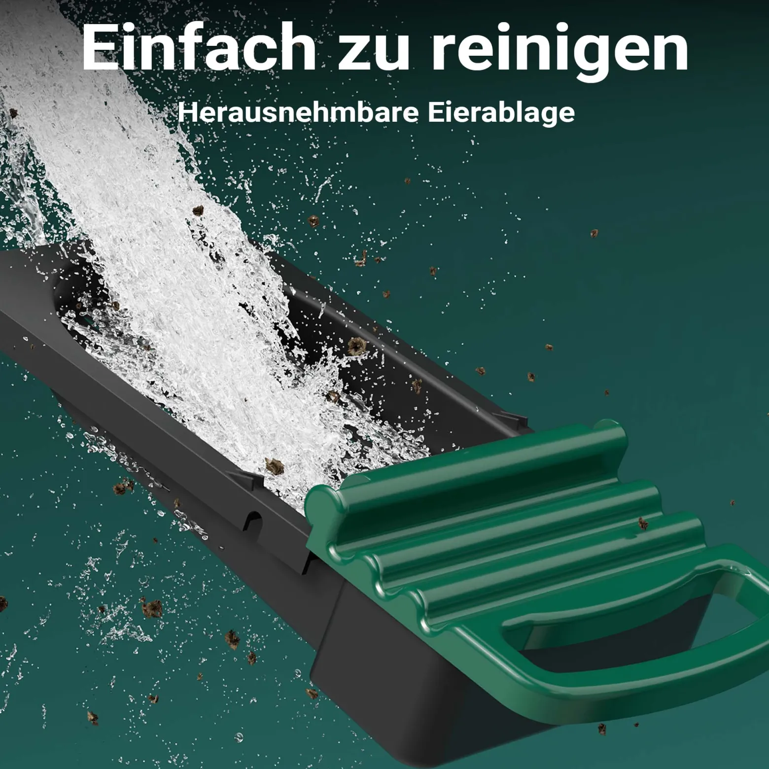Fudajo Dreier Legenest mit Auffangschale 81 x 52 x 48 cm, Legekasten für Hühner, Hühnernest mit Lüftungslöcher für Luftzirkulation, Kunststoff Abrollnest für Wandmontage