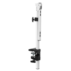 Fudajo Halterung für Schertisch Galgen, höhenverstellbar, mit Schlaufe, Schraubklemme 15-50mm, für Trimmtisch, Groomer Tisch