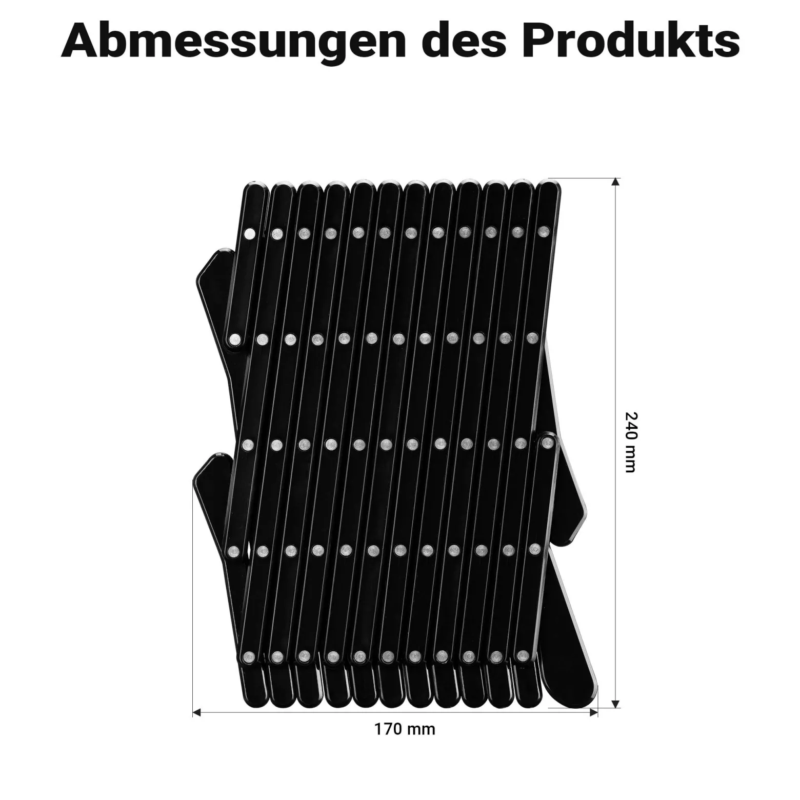 Fudajo Hundeschutzgitter für Autofenster 17,7 x 24 cm, ausziehbares Lüftungsgitter, Frischluftgitter für Haustiere, Fenstergitter schwarz, Gitter für Autos