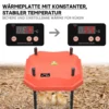 Fudajo Küken-Wärmeplatte 25x25cm 30W Heizplatte mit Temperaturregler für 15-20 Küken zur Kunstbrut