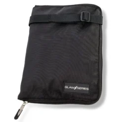 GlamSeries GlamHolder Pinselgürtel 270 x 190 mm mit mehreren Fächern für Make-up Pinsel, zusammenfaltbare Pinseltasche mit Gürtel
