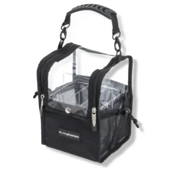 GlamSeries GlamSetter S Kosmetiktasche 175 x 165 x 230 mm, transparenter Make up Organizer mit flexiblen Trageoptionen