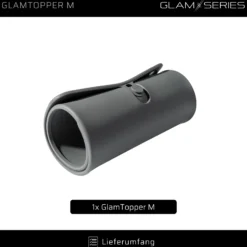GlamSeries GlamTopper M hitzebeständige Silikonmatte 20 x 45 x 0,5 cm für Make up und Hot Tools wie Glätteisen