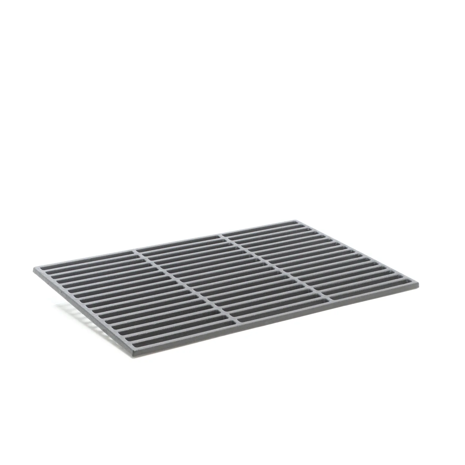 Gusseisen Grillrost eckig 60 x 40 cm massiv für Holzkohlegrill Gasgrill