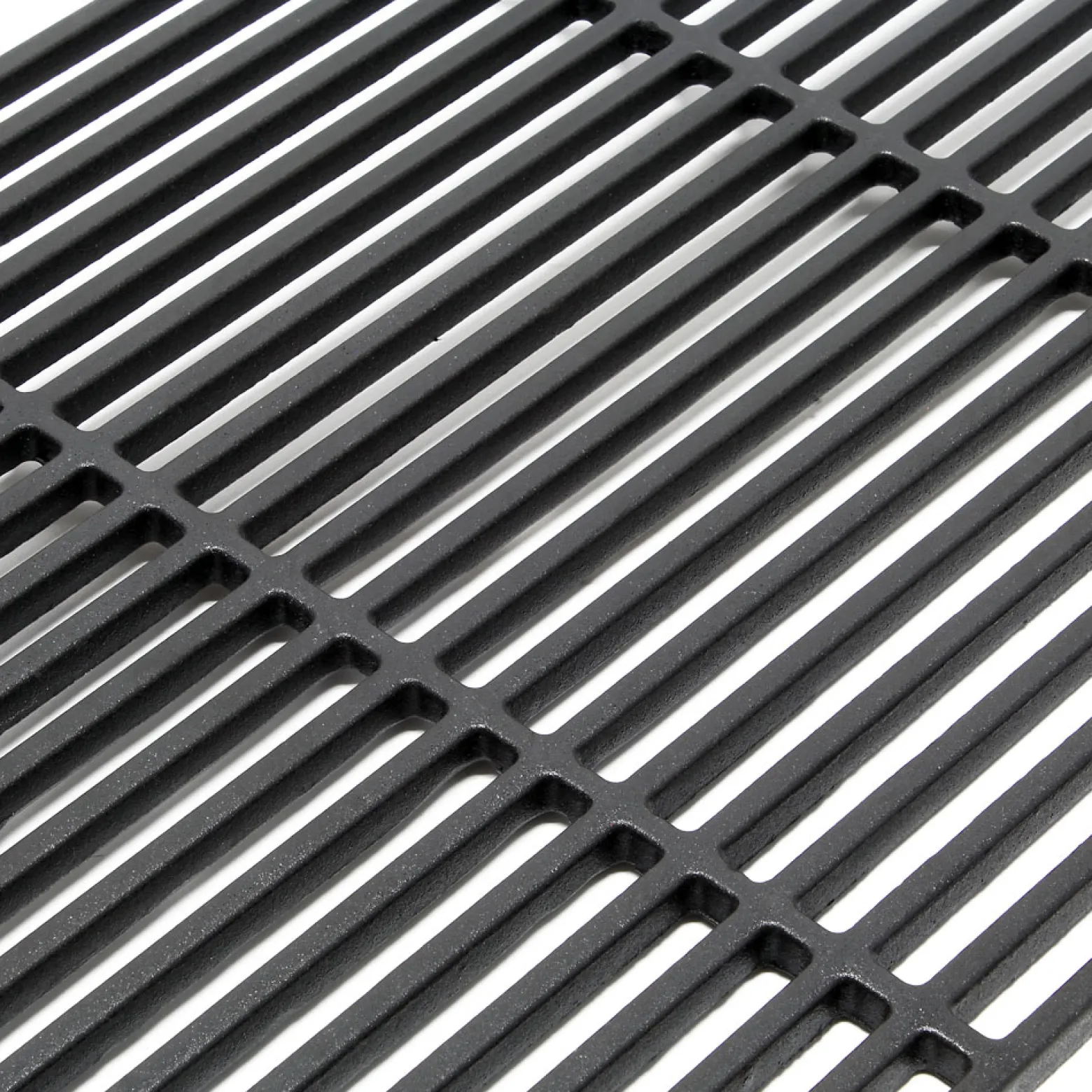 Gusseisen Grillrost eckig 60 x 40 cm massiv für Holzkohlegrill Gasgrill