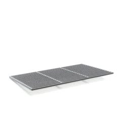 Gusseisen Grillrost eckig 54 x 34 cm massiv für Holzkohlegrill Gasgrill