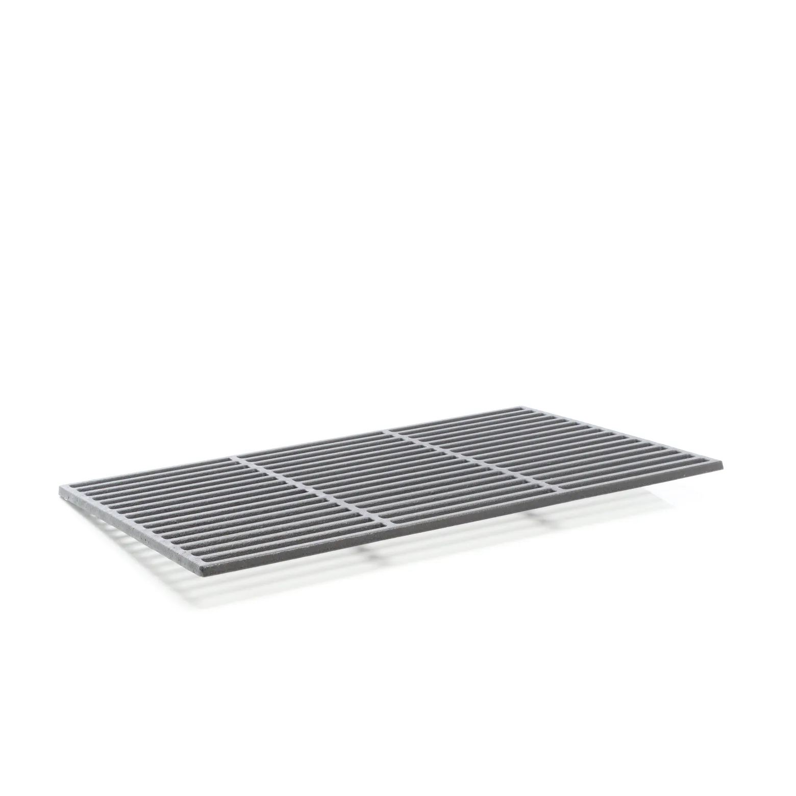Gusseisen Grillrost eckig 54 x 34 cm massiv für Holzkohlegrill Gasgrill