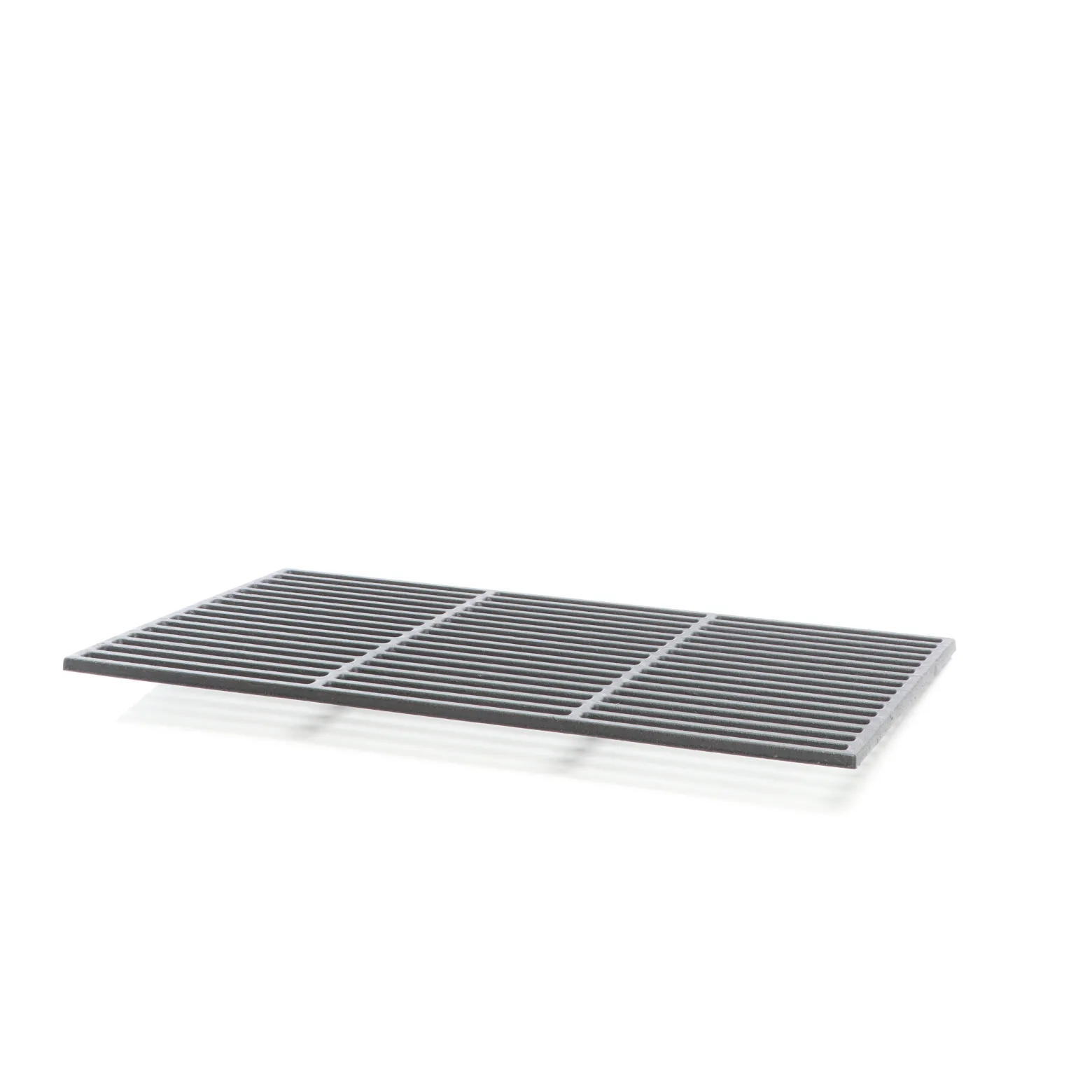 Gusseisen Grillrost eckig 54 x 34 cm massiv für Holzkohlegrill Gasgrill