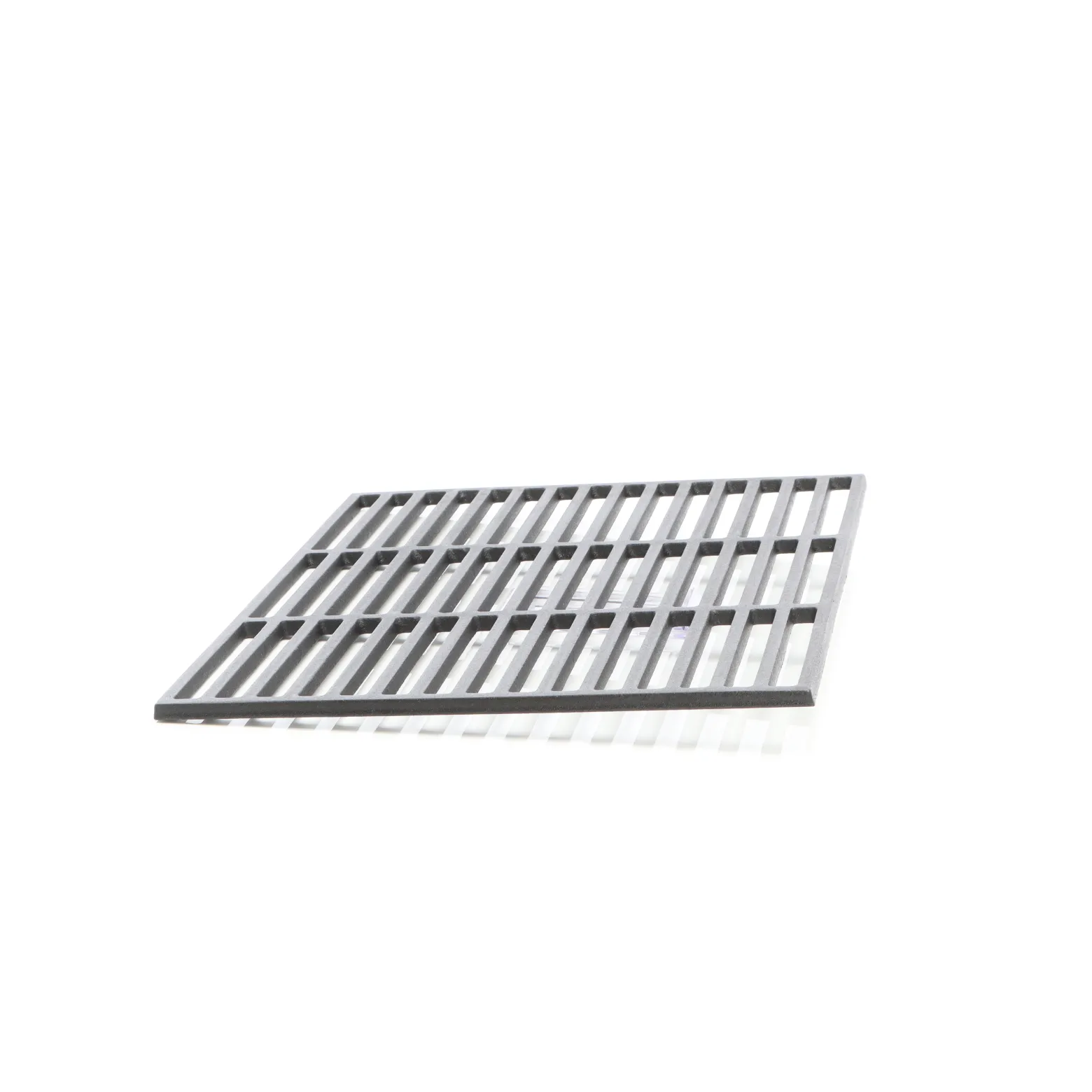 Gusseisen Grillrost eckig 45 x 35 cm massiv für Holzkohlegrill Gasgrill