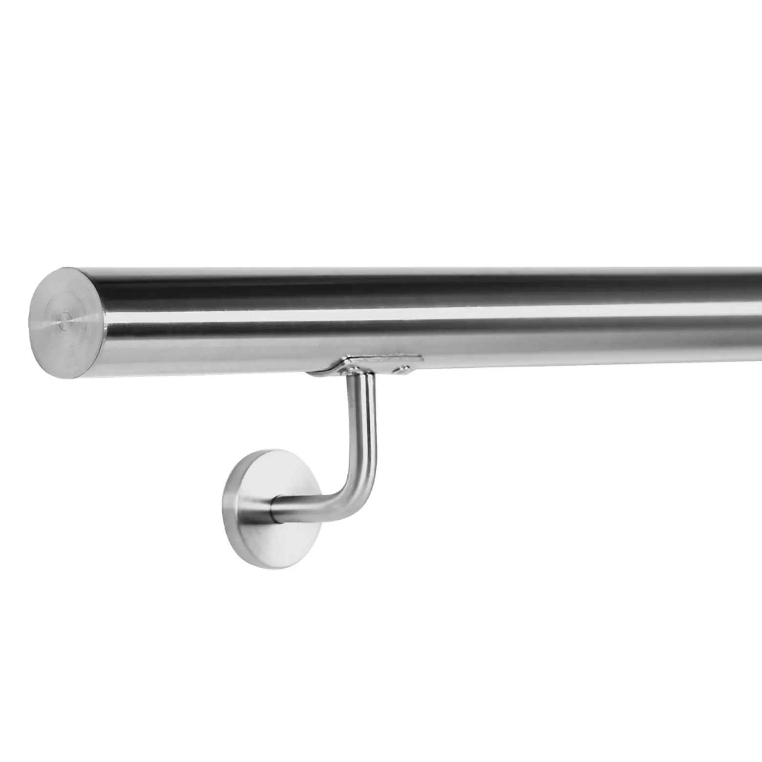 Handlaufset Wandhalter Handlauf 200cm Halter Treppe Haltegriff Edelstahl V2A