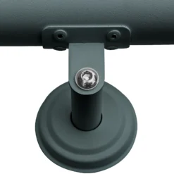 Handlauf Treppe 100cm, Handlaufset Edelstahl, Haltegriff Treppe, Wandhalter, Anthrazit
