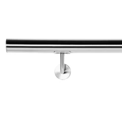 Handlauf Treppe 80cm, Handlaufset Edelstahl V2A, Haltegriff Treppe, Wandhalter