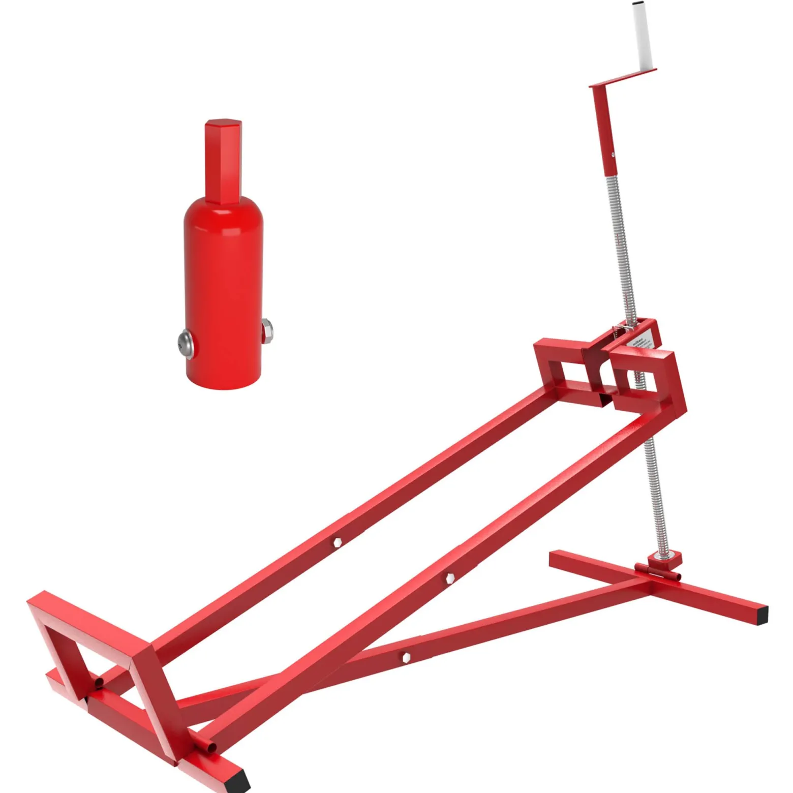 Hebevorrichtung Aufsitzmäher bis 400 kg inkl. Adapter, Heber für Rasentraktor bis 35° Neigung