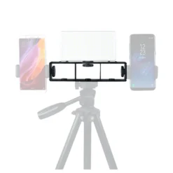 Instarter All Star Bracket Halterungsschiene - 203 x 80 x 25 mm / 3 kg max. - mit 6 Gewinden, 3 Schrauben, 2 Blitzschuhen - für Kamera, LED Licht, Handy, Mikrofon an Stativ/Kamera
