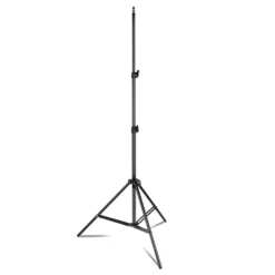 Instarter LampPod 200 Lampenstativ 68-200 cm für LED Panels, Leuchten & Studioblitze, Lichtstativ belastbar bis 3,5 kg, Blitzstativ mit 5/8“ Spigot Anschluss & 1/4“ Gewinde