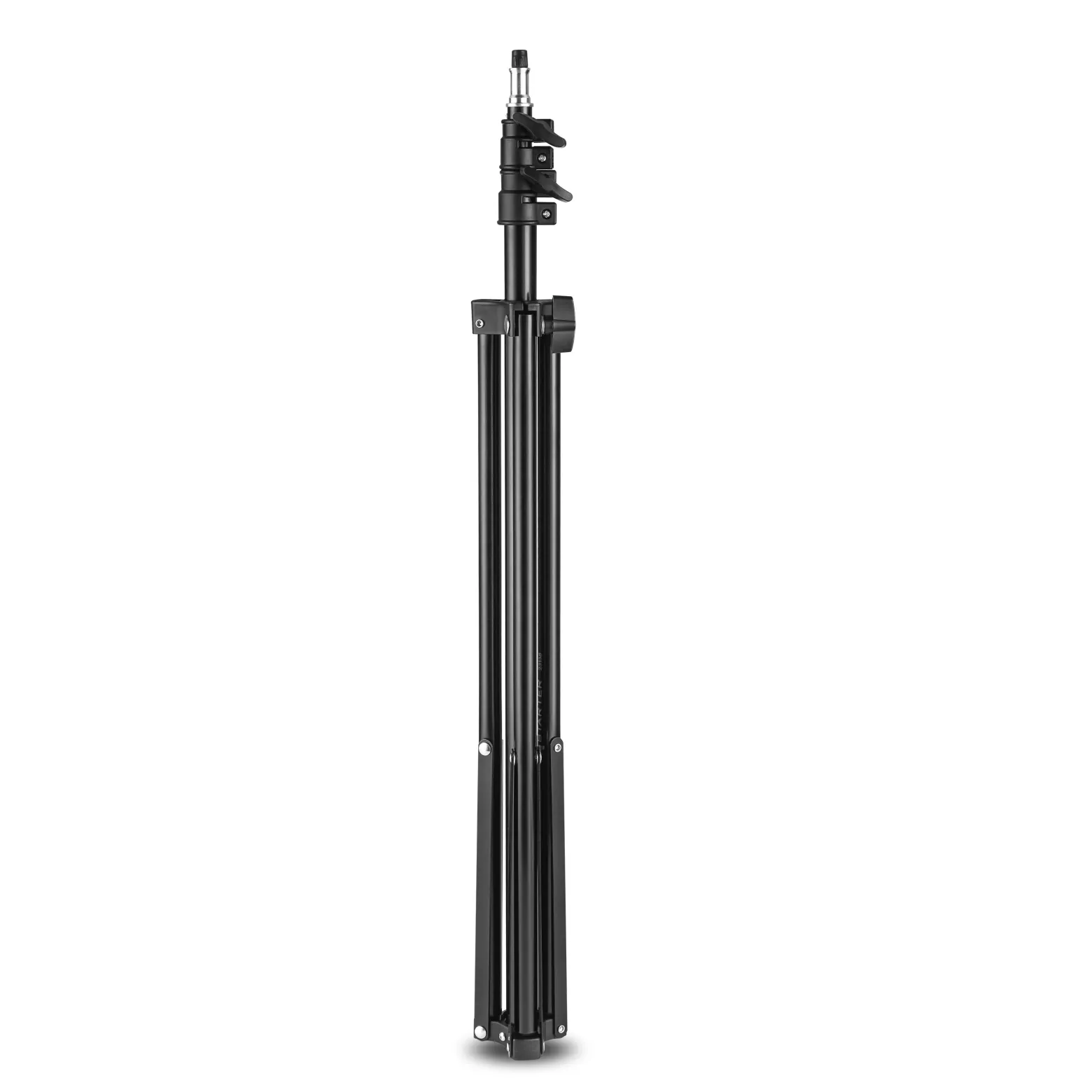 Instarter LampPod 200 Lampenstativ 68-200 cm für LED Panels, Leuchten & Studioblitze, Lichtstativ belastbar bis 3,5 kg, Blitzstativ mit 5/8“ Spigot Anschluss & 1/4“ Gewinde