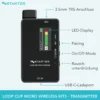 Instarter Lavalier Wireless System Kit 3 - Kabellos für Handy, Tablet, PC - eingebautes Funkmikrofon, 2 Sender, 1 Empfänger, 50 m Reichweite - mit USB-C und 3,5 mm Anschluss