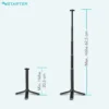 Instarter Tischstativ mit Teleskoparm für Kameras, Smartphones & Leuchten, Mini Stativ belastbar bis 1kg auch als Selfiestick nutzbar