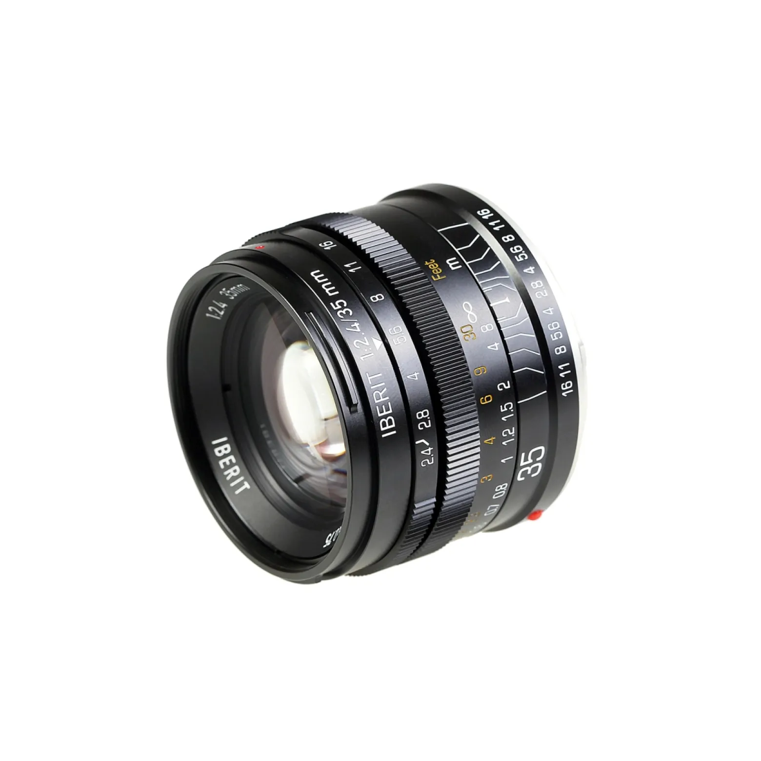 Kipon Iberit 35 mm F2,4 Objektiv für Sony E, Kameraobjektiv für spiegellose Systemkameras, Vollformat, APS-C-Sensoren, hohe Lichtstärke, perfektes Kamerazubehör