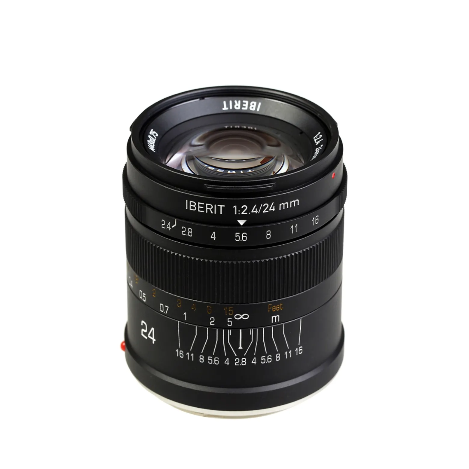 Kipon Iberit 24 mm F2,4 Objektiv für Sony E, Kameraobjektiv für spiegellose Systemkameras, Vollformat, APS-C-Sensoren, hohe Lichtstärke, perfektes Kamerazubehör