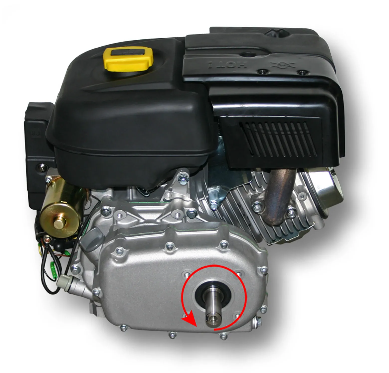 LIFAN 177 Benzinmotor 6,6 kW 9 PS 270 ccm mit Ölbadkupplung und Reduktionsgetriebe 2:1 E-Start