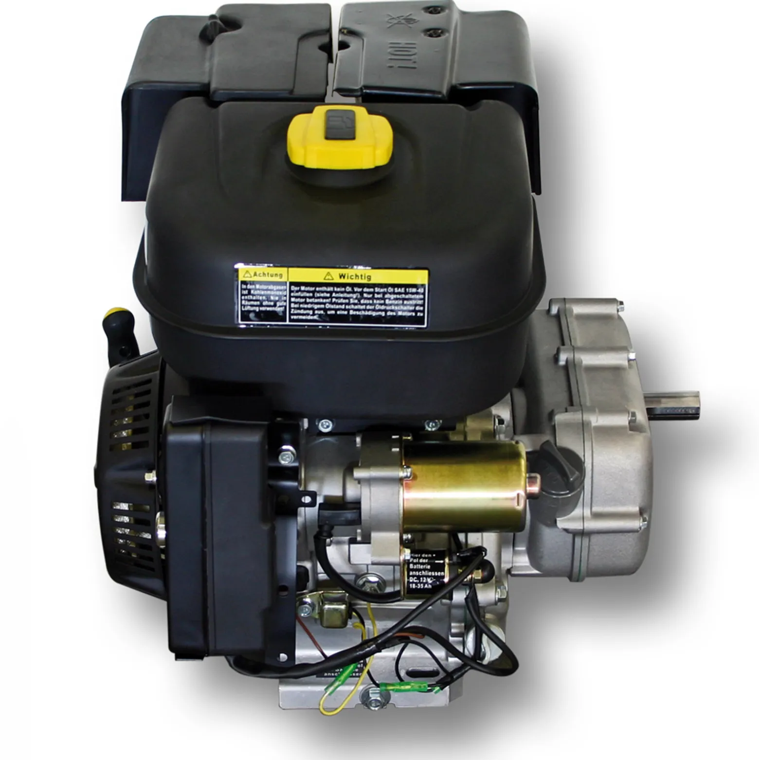 LIFAN 177 Benzinmotor 6,6 kW 9 PS 270 ccm mit Ölbadkupplung und Reduktionsgetriebe 2:1 E-Start
