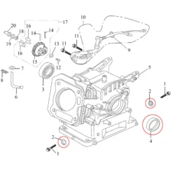 LIFAN Ersatzteil für 6,5 PS Benzinmotor Dichtungssatz, leistungsstarker 4-Takt Motor, Benzin Motor Hubraum 196 ccm E10 kompatibel