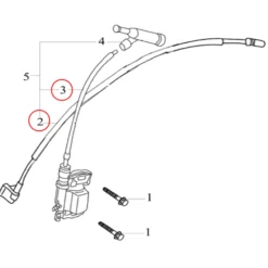 LIFAN Ersatzteil für 9-15 PS Benzinmotor Zündspule mit Zündkabel und Stecker, leistungsstarker 4-Takt Motor, Benzin Motor luftgekühlt E10 kompatibel