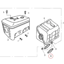 LIFAN Ersatzteil für 6,5 PS Benzinmotor Dichtungssatz, leistungsstarker 4-Takt Motor, Benzin Motor Hubraum 196 ccm E10 kompatibel