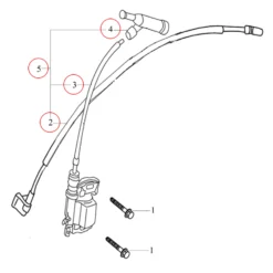LIFAN Ersatzteil für 2,45 PS Benzinmotor Zündspule, leistungsstarker 4-Takt Motor, Benzin Motor 1,3 l Kraftstofftank, Go Kart Motor mit Handstart
