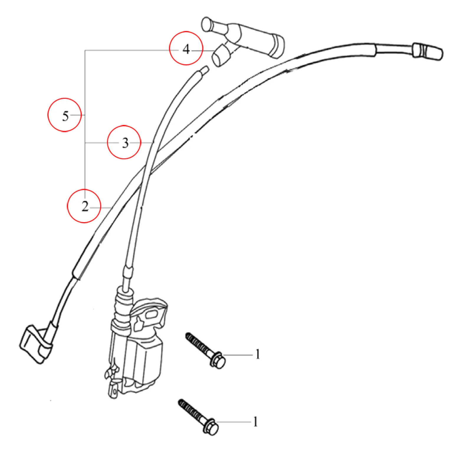 LIFAN Ersatzteil für 2,45 PS Benzinmotor Zündspule, leistungsstarker 4-Takt Motor, Benzin Motor 1,3 l Kraftstofftank, Go Kart Motor mit Handstart