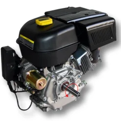 LIFAN 190 E-Start Benzinmotor mit 15 PS Einzylinder für Kleinmaschinen & Karts, luftgekühlter 4-Takt Motor mit 25,4 mm Kurbelwelle, OHV-Ventilsteuerung & 420 cc Hubraum