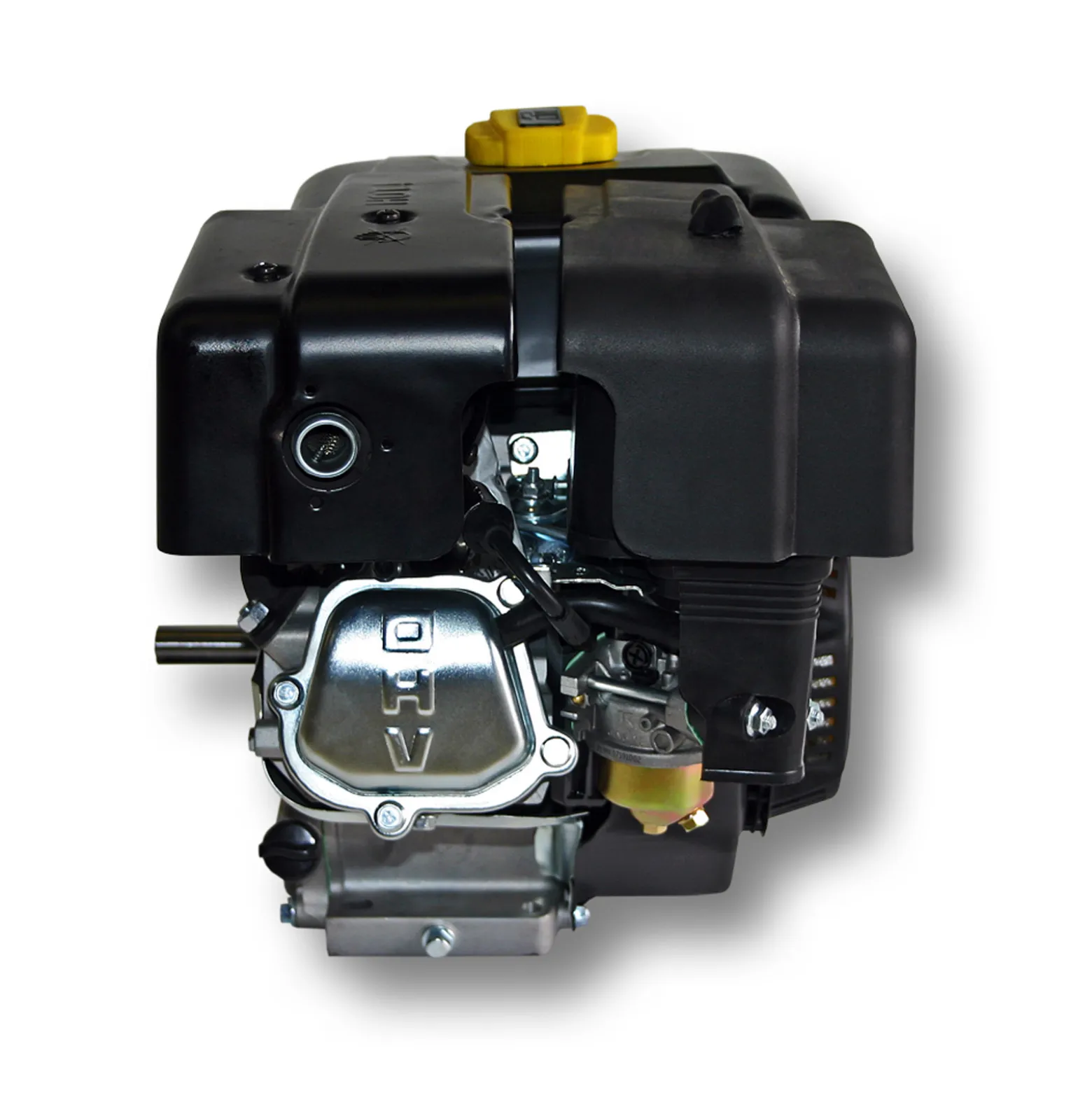 LIFAN 168 Handstart Benzinmotor mit 6,5 PS Einzylinder für Kleinmaschinen & Karts, luftgekühlter 4-Takt Motor mit 19,05 mm Kurbelwelle, OHV-Ventilsteuerung & 196 cc Hubraum