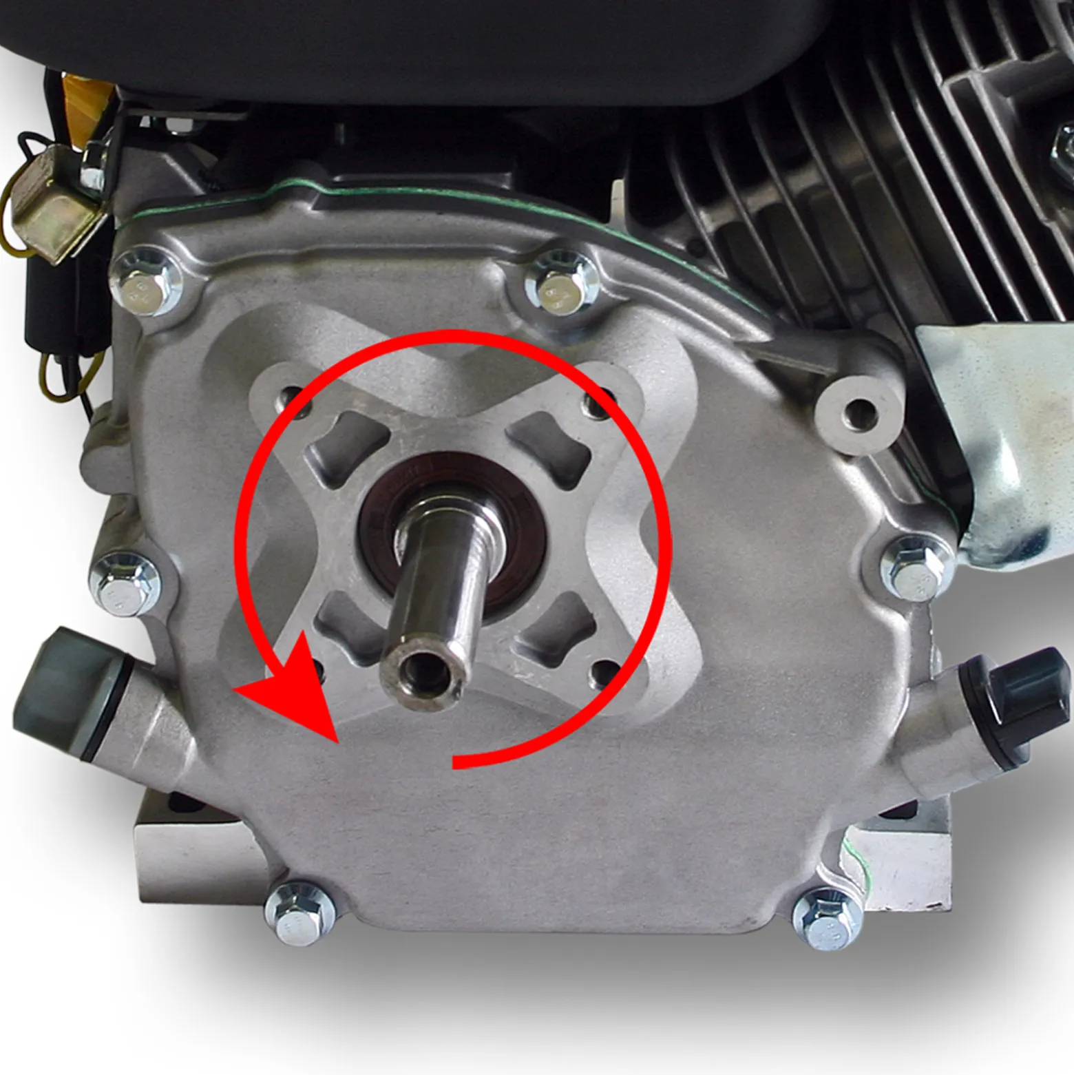 LIFAN 168 Handstart Benzinmotor mit 6,5 PS Einzylinder für Kleinmaschinen & Karts, luftgekühlter 4-Takt Motor mit 19,05 mm Kurbelwelle, OHV-Ventilsteuerung & 196 cc Hubraum