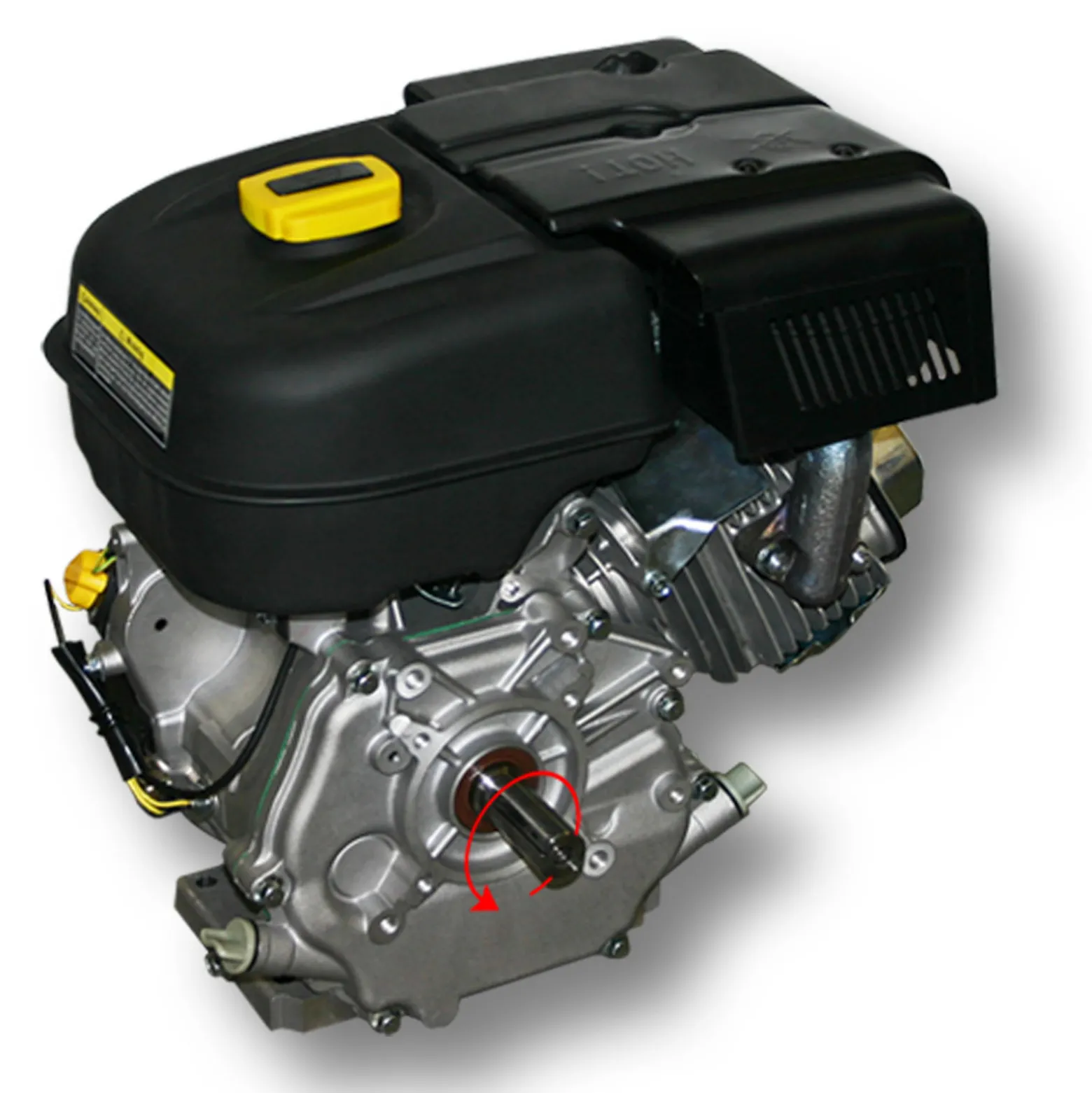 LIFAN 177 Handstart Benzinmotor mit 9 PS Einzylinder für Kleinmaschinen & Karts, luftgekühlter 4-Takt Motor mit 25 mm Kurbelwelle, OHV-Ventilsteuerung & 270 cc Hubraum